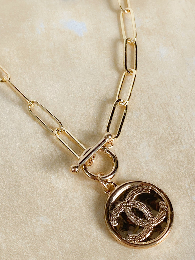 repurposed chanel necklace