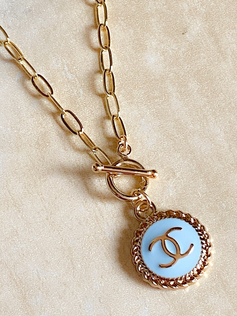Repurposed Designer Zipper Pull Necklaces Small