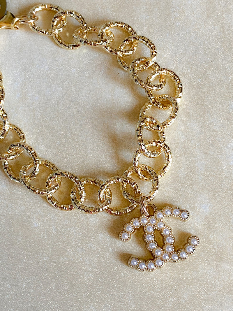 Repurposed  Vintage Designer Zipper Pull Bracelets